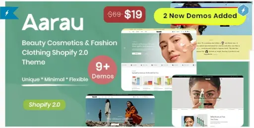 Aarau - Beauty Cosmetics & Fashion Clothing Shopify 2.0 Theme